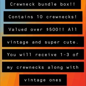 Crewneck bundle box